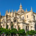 EU ESP CAL SEG Segovia 2017JUL31 Catedral 001  The   Catedral de Segovia   is the last Gothic cathedral built in Spain and was constructed on the highest point of Segovia. : 2017, 2017 - EurAisa, Castile and León, Catedral de Segovia, DAY, Europe, July, Monday, Segovia, Southern Europe, Spain